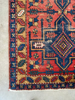 3'1 x 10'10 Antique NW Persian Runner #2334 - Blue Parakeet Rugs