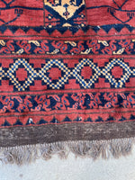 4x6 Vintage Afghani Rug 