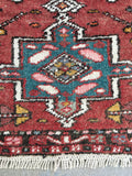 2' x 3' Gharajeh Heriz scatter rug (#796) - Blue Parakeet Rugs