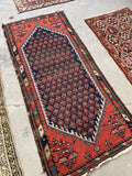 2'5 x 5'6 Antique paisley Shiraz rug #2160 / 3x6 Vintage Rug - Blue Parakeet Rugs