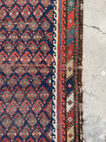 2'5 x 5'6 Antique paisley Shiraz rug #2160 / 3x6 Vintage Rug - Blue Parakeet Rugs