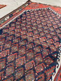 2'5 x 5'6 Antique paisley Shiraz rug #2160 / 3x6 Vintage Rug - Blue Parakeet Rugs