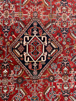 5’7 X 8’2 Antique tribal 1920s rug #1836 / Large Vintage Rug / 6x8 Vintage Rug - Blue Parakeet Rugs