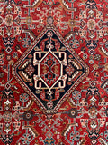 5’7 X 8’2 Antique tribal 1920s rug #1836 / Large Vintage Rug / 6x8 Vintage Rug - Blue Parakeet Rugs