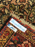 2'9 x 7' muted Sarouk Persian Runner - Blue Parakeet Rugs