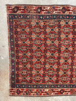 3'5 x 8'10 Antique Persian Malayer runner #2342 - Blue Parakeet Rugs