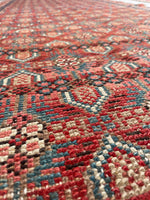 3'5 x 8'10 Antique Persian Malayer runner #2342 - Blue Parakeet Rugs