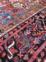9'6 x 13'5 Vintage Heriz Rug - Blue Parakeet Rugs