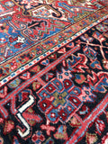 9'6 x 13'5 Vintage Heriz Rug - Blue Parakeet Rugs