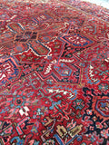 9'6 x 13'5 Vintage Heriz Rug - Blue Parakeet Rugs
