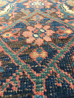 3'9 x 14'2 Antique Kurdish runner (#982) - Blue Parakeet Rugs