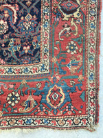 3'9 x 14'2 Antique Kurdish runner (#982) - Blue Parakeet Rugs