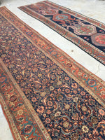 3'9 x 14'2 Antique Kurdish runner (#982) - Blue Parakeet Rugs