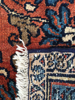 8'6 x 11' Antique 1920s Rug (#1140) - Blue Parakeet Rugs