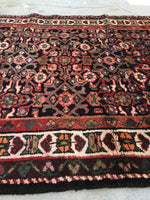 3'6 x 13'2 Vintage Runner / 13 foot vintage runner (#805) - Blue Parakeet Rugs