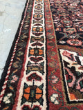 3'6 x 13'2 Vintage Runner / 13 foot vintage runner (#805) - Blue Parakeet Rugs