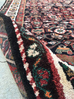 3'6 x 13'2 Vintage Runner / 13 foot vintage runner (#805) - Blue Parakeet Rugs