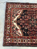 3'6 x 13'2 Vintage Runner / 13 foot vintage runner (#805) - Blue Parakeet Rugs