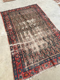 4x7 Worn Persian Rug