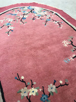 3'2 x 4'10 Chinese Art Deco Rug (#632) - Blue Parakeet Rugs