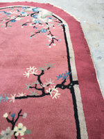 3'2 x 4'10 Chinese Art Deco Rug (#632) - Blue Parakeet Rugs