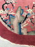 3'2 x 4'10 Chinese Art Deco Rug (#632) - Blue Parakeet Rugs