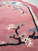 3'2 x 4'10 Chinese Art Deco Rug (#632) - Blue Parakeet Rugs