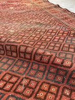3x6 Antique Persian Baluch rug #2344-A - Blue Parakeet Rugs