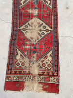 2' x 10'3 Antique Caucasus Talish Runner #1901 / 2x10 Vintage Runner - Blue Parakeet Rugs