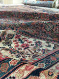 7'3 x 10'2 antique rust Persian Mahal (#1152) - Blue Parakeet Rugs