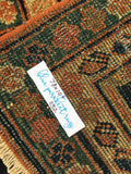 7'3 x 10'2 antique rust Persian Mahal (#1152) - Blue Parakeet Rugs
