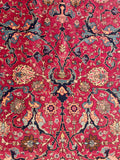 11'4 x 20' Antique Persian Tabriz rug #2346 / 11x20 Vintage Persian Rug - Blue Parakeet Rugs