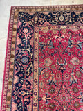 11'4 x 20' Antique Persian Tabriz rug #2346 / 11x20 Vintage Persian Rug - Blue Parakeet Rugs