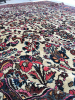9'1 x 11'4 Persian Hamadan rug (#1154) - Blue Parakeet Rugs