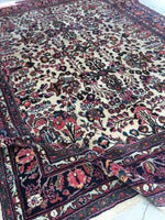 9'1 x 11'4 Persian Hamadan rug (#1154) - Blue Parakeet Rugs