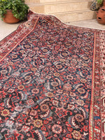 6'1 x 13'1 Antique gallery size Mahal rug #2004 / 6x13 Vintage Rug - Blue Parakeet Rugs