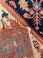 4'3 x 6'7 Antique Persian Angeles Malayer rug #2178 at Anthropologie / 4x7 Vintage Rug - Blue Parakeet Rugs