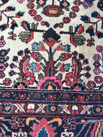 9'1 x 11'4 Persian Hamadan rug (#1154) - Blue Parakeet Rugs