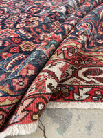 6'1 x 13'1 Antique gallery size Mahal rug #2004 / 6x13 Vintage Rug - Blue Parakeet Rugs