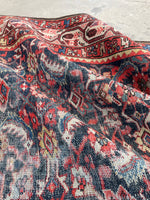 6'1 x 13'1 Antique gallery size Mahal rug #2004 / 6x13 Vintage Rug - Blue Parakeet Rugs