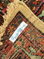 9'1 x 11'4 Persian Hamadan rug (#1154) - Blue Parakeet Rugs