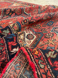 3'11 x 11' Vintage Tribal Runner #2180 / 4x11 Vintage Runner - Blue Parakeet Rugs