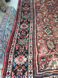 9'5 x 12'5 Antique Persian Mahal Rug / large vintage rug (#1166) - Blue Parakeet Rugs