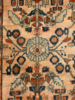 13' x 17'6 Antique Peach Persian Lilihan Rug #2505 / 13x17 vintage rug - Blue Parakeet Rugs