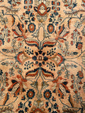 13' x 17'6 Antique Peach Persian Lilihan Rug #2505 / 13x17 vintage rug - Blue Parakeet Rugs