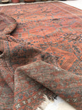 7 x 11'4 nomadic Baluch Rug - Blue Parakeet Rugs