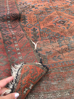 7 x 11'4 nomadic Baluch Rug - Blue Parakeet Rugs
