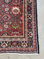 7'1 x 10'10 Antique Mahal rug #2184 / 7x11 Vintage Rug - Blue Parakeet Rugs