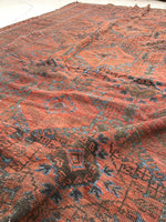 7 x 11'4 nomadic Baluch Rug - Blue Parakeet Rugs