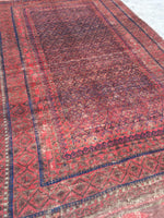 6'7 x 11'10 nomadic Baluch Rug (#640) - Blue Parakeet Rugs